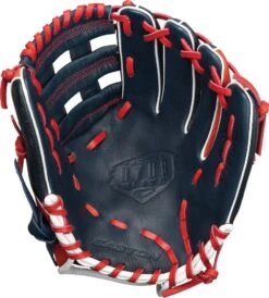 Easton -Easton easton future elite series navy red white 11 inch youth infield baseball glove fe1100 8